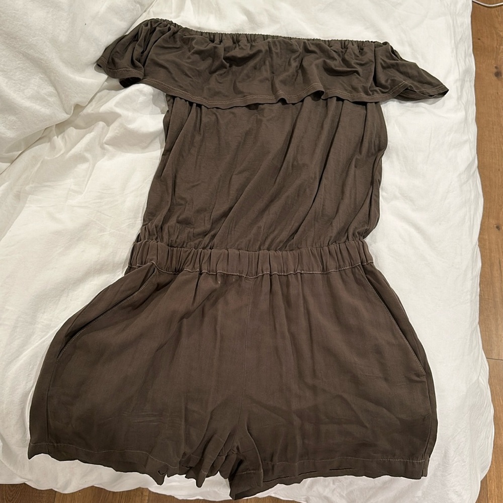 Splendid Off Shoulder Romper